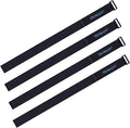 Extra Large 4 Pack 2 x 60 Inches Hook and Loop Strap, Reusable Fastening Cable Tie Down Straps by Wisdompro - Reusable, Durable Functional Cinch Cable Straps for Your Home, Office, Workspace