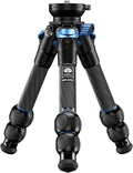 SIRUI Carbon Fiber Tabletop Tripod Kit with ±15° Bowl Adjustment, Compact Ultra-Light Weight Only 0.62kg, Max Load 5kg/11.02lb for Cameras, DSLR（AM-223L）