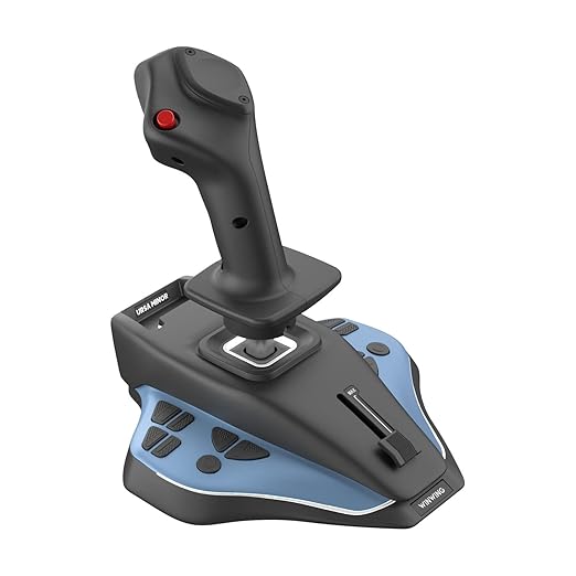 WINWING URSA MINOR Airline Joystick R : High Precision, Ergonomic Design, Dynamic Vibration Feedback, Compatible with MSFS2020, X-Plane, and DCS