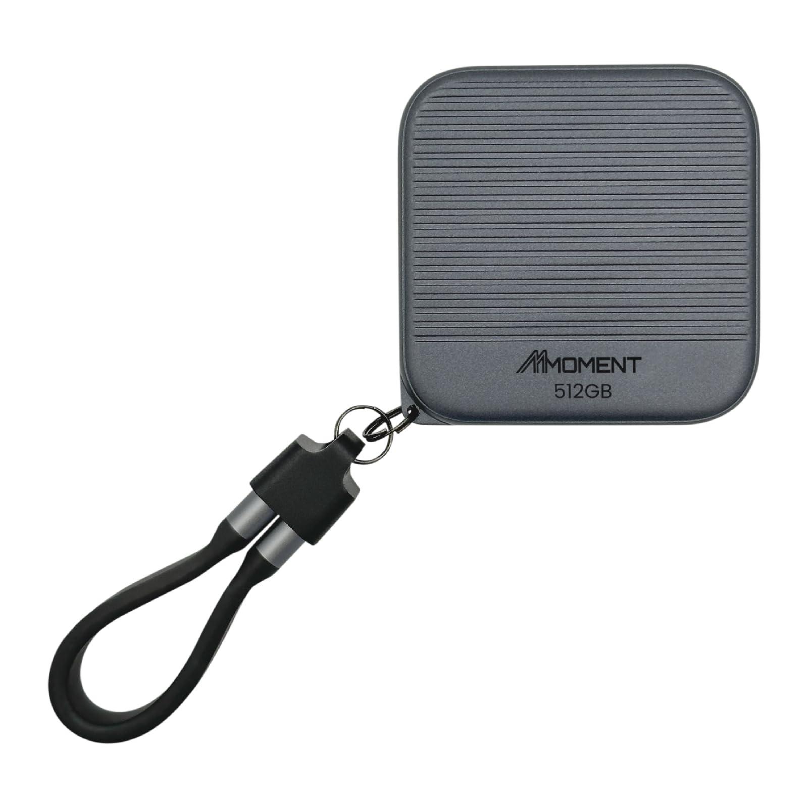 MMOMENT 512GB Magnetic External Portable SSD – 950MB/s Read – for ProRes 4K – Phone SSD Compatible with MagSafe, USB-C, USB-A, iPhone 15/16, Mac, PC (MU P100)