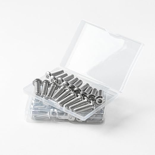 1/4-20 x 1 (25 Pack) Flat Head Hex Socket Cap Screws Bolts, 304 Stainless Steel 18-8, Hex Drive, Bright Finish, Fully Machine Thread