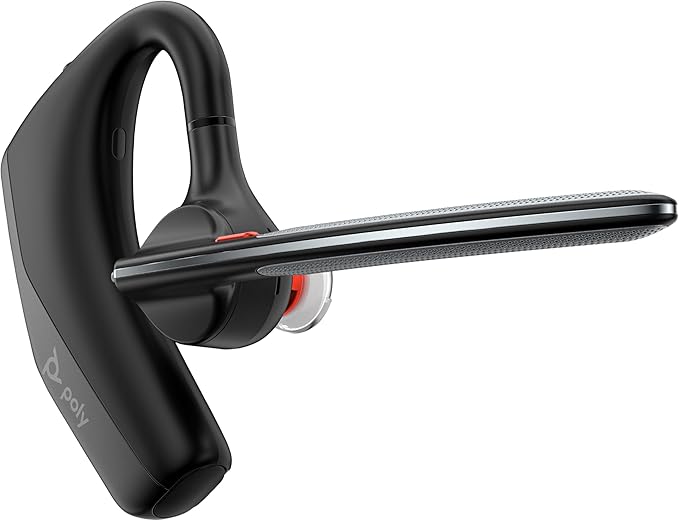 POLY HP Voyager Legend 30 - Bluetooth Monaural Headset - Discreet Boom & 4 Noise-Canceling Mics, WindSmart Technology, All-Day Comfort, Seamless Connectivity, Smart Sensors & Call Controls, Black