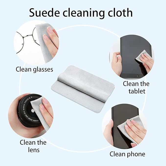 8 in 1 Electronic Cleaning kit - Keyboard Cleaner, Keyboard Cleaning Kit, Laptop Cleaner, Laptop Cleaning Kit, Electronic Cleaner Kit for Airpods Pro/Laptop/Phone(Give Away a Flannel Cloth) Black