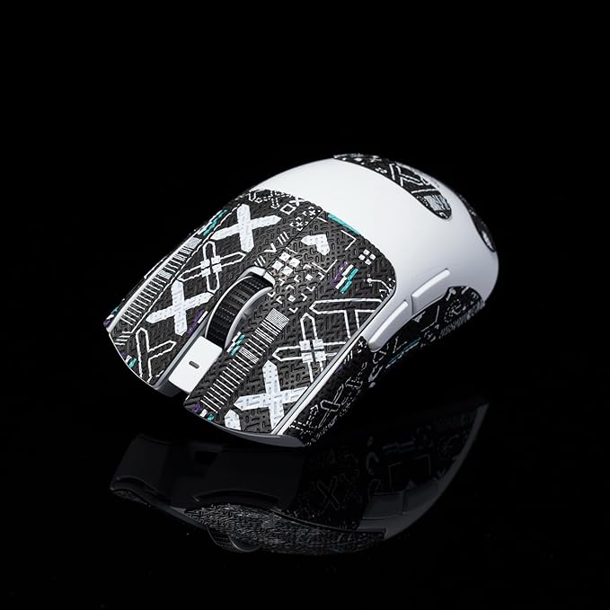 Grip Tape for Razer Viper V3 Pro - Anti-Slip,Enhanced Control, Sweat Resistance,Improves FPS Gaming Grip & Mouse Protection [Pre-Cut] EVA White