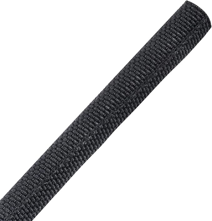 Self Wrapping-Wire-Loom Black Braided Cable Sleeve for Automotive Wires/Audio Video Cable/Multi-Cable Strings (1/4" - 36 Feet)