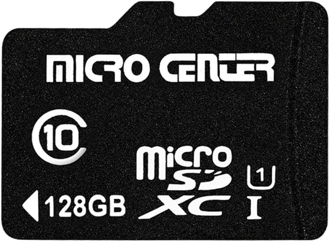 INLAND Micro Center 128GB Class 10 MicroSDXC Flash Memory Card with Adapter for Mobile Device Storage Phone, Tablet, Drone & Full HD Video Recording - 80MB/s UHS-I, C10, U1 (1 Pack)