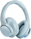 TUINYO Wireless Headphones - Noise Cancelling Over Ear Bluetooth Headphones with 60H Playtime, Deep Bass Hi-Fi Stereo Sound & Comfortable Earpads for Travel, Home and Office-Blue Gray…