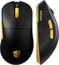 Transformers GM04 63g Lightweight Wireless Gaming Mouse, 12000 DPI, PAW3311 Sensor, 100h Battery Life, 2.4G/USB-C/Bluetooth Wireless Mouse with 5 Programmable Buttons for PC/Mac/Laptop(Black)