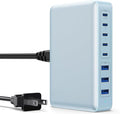 USB C Charger 300W USB C Charger Block 8-Ports GaN IV Fast Charging Station,PD 100W Laptop Charging Hub Wall Adapter Compatible with MacBook/Air,DELL,Steam Desk,iPhone 16/15/14,Galaxy S24 etc