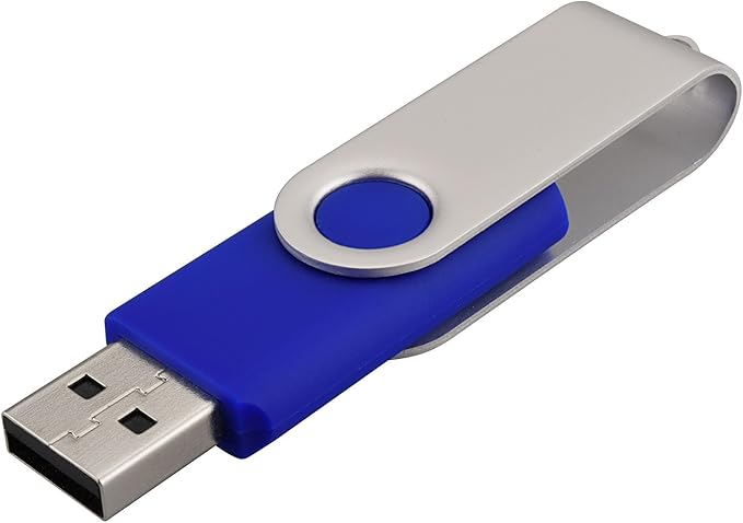 10 Pack USB 2.0 Flash Drives - 32GB Memory Stick - Blue