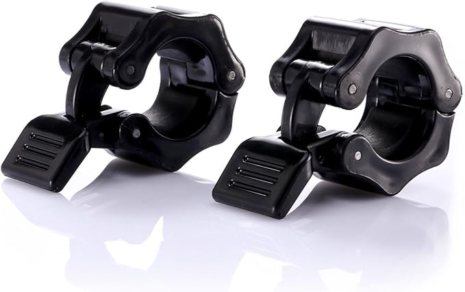 1 inch Barbell Collar Weight Lifting Barbell Clamps Quick Release Dumbbell Collars Locking Collar for Workout Home Gym Training
