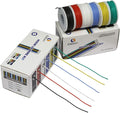 CBAZY™ Hook up Wire Kit (Stranded Wire Kit) 26 Gauge Flexible Silicone Rubber Electric Wire 6 Colors 32.8 feet Each 26 AWG