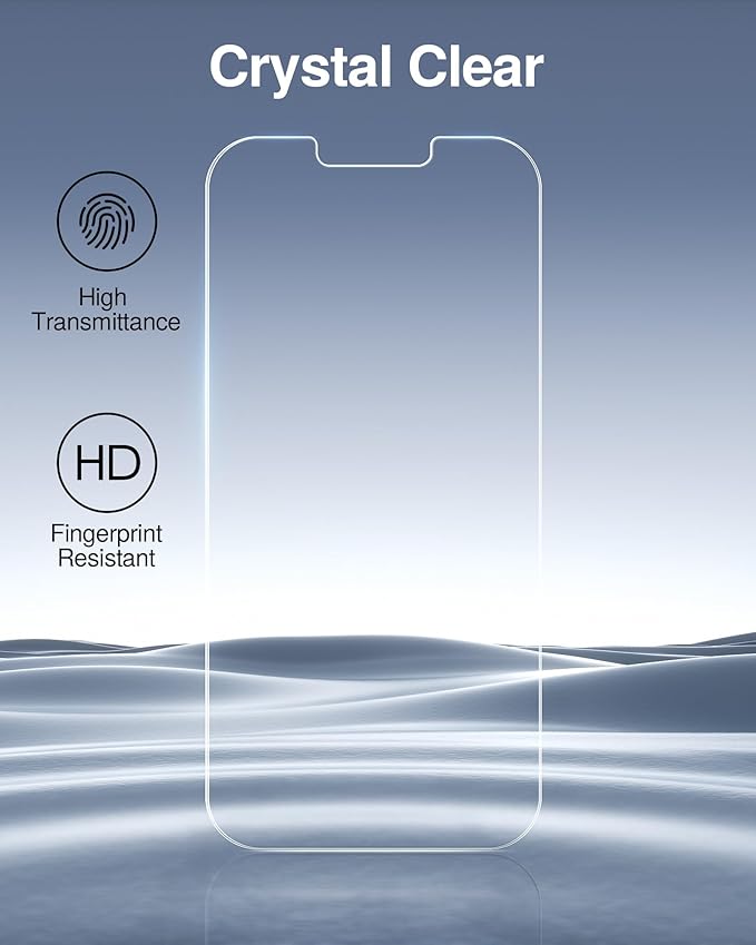 SMARTDEVIL 2 Pack for iPhone 13 Pro Max Privacy Screen Protector, Military Grade Shatterproof, 9H Hardness, Anti-Spy Tempered Glass, Fast & Easy Instlltion, Case Friendly