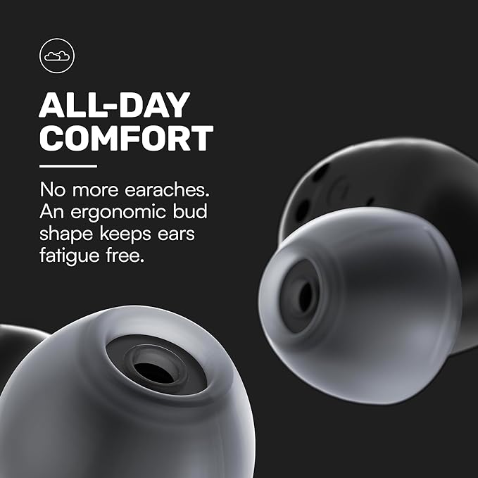 Raycon Everyday Earbuds Plus - Bluetooth True Wireless in-Ear Buds with 32 Hours Playtime, Multipoint Technology, Extreme Comfort, and Active Noise Cancellation (Blush Violet)