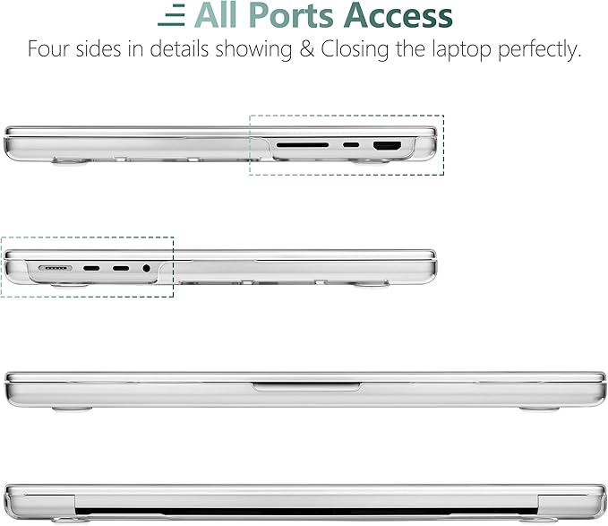 DONGKE for M4 MacBook Pro 16 Inch Case 2024 2023 2021 A3403 A3186 M3 A2991 M2 A2780 M1 A2485 Pro/Max Chip, Plastic Hard Shell Case & Keyboard Cover for Mac Pro 16 with Touch ID, Power Florals