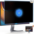 [2-Pack] 20 Inch Privacy Screen for Monitor Computer Screen Privacy Filter for 16:9 Widescreen Monitor Desktop PC Monitor Privacy Film Monitor Privacy Shield and Anti-Glare Protector