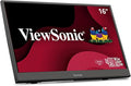 ViewSonic VA1653 16 Inch 1080p FHD IPS Portable Monitor with Eye Care, Built-in Stand, USB C, Mini HDMI, and Protective Case External Second Screen for Laptops, PC, Mac, and Gaming Consoles