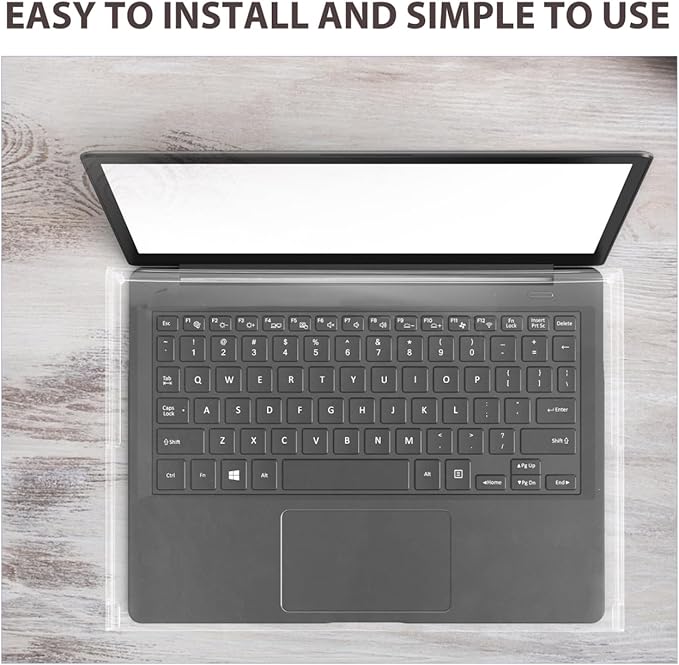 Gadpiparty Acrylic Keyboard Cover Clear Waterproof Laptop Keyboard Protector Computer Mechanical Keyboard Accessories 15.6 Inch