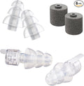 Etymotic ER20XS ETY Earplugs Set - High-Fidelity Hearing Protection - Up to 20 dB Sound Reduction - Reusable - Includes 1 Pair of Large, Standard, and Foam Eartips, Neck Cord & Case