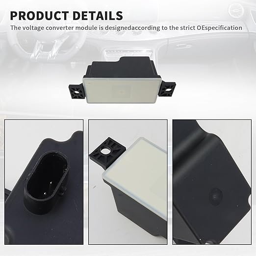 Voltage Converter Module Auxiliary Battery for Mercedes for Benz C300 C43 AMG E400 GLC250 S500 S65 AMG Replacement # 2054400073 2059052809 2059053414