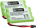 Synergy Digital Cordless Phone Batteries, Compatible with Uniden BT-909 Cordless Phone, (Ni-MH, 3.6V, 800 mAh), Replacement for Uniden BT-461 Battery, Combo-Pack Includes: 2 x SDCP-H355 Batteries