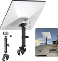 XLTTYWL 2025 Starlink Mini Pole Mount Kit, Aluminum Mini Starlink Tripod Adapter with 1/4"-20 & 3/8"-16 Thread and Adjustable Clamp Bracket for Star Link Mini Dishy RV, Camper, Roof Rack, Balcony
