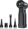 Instant Dust Removal — Compressed Air Duster 90,000 RPM with 40mm Nozzle, LED Light, TFT Display, 9-Speed Adjustable Rechargeable Air Duster, 10,000mAh Battery, 5 Nozzles for Computer,blowers