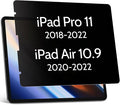 Privacy Screen Protector for iPad Air 5th&Air 4th (10.9 In)/ iPad Pro 11 (2022/21/20/18), Anti Glare Blue Light Spy Filter Private, High Sensitive Bubble-Free Easy Install Black Security Screen Shield