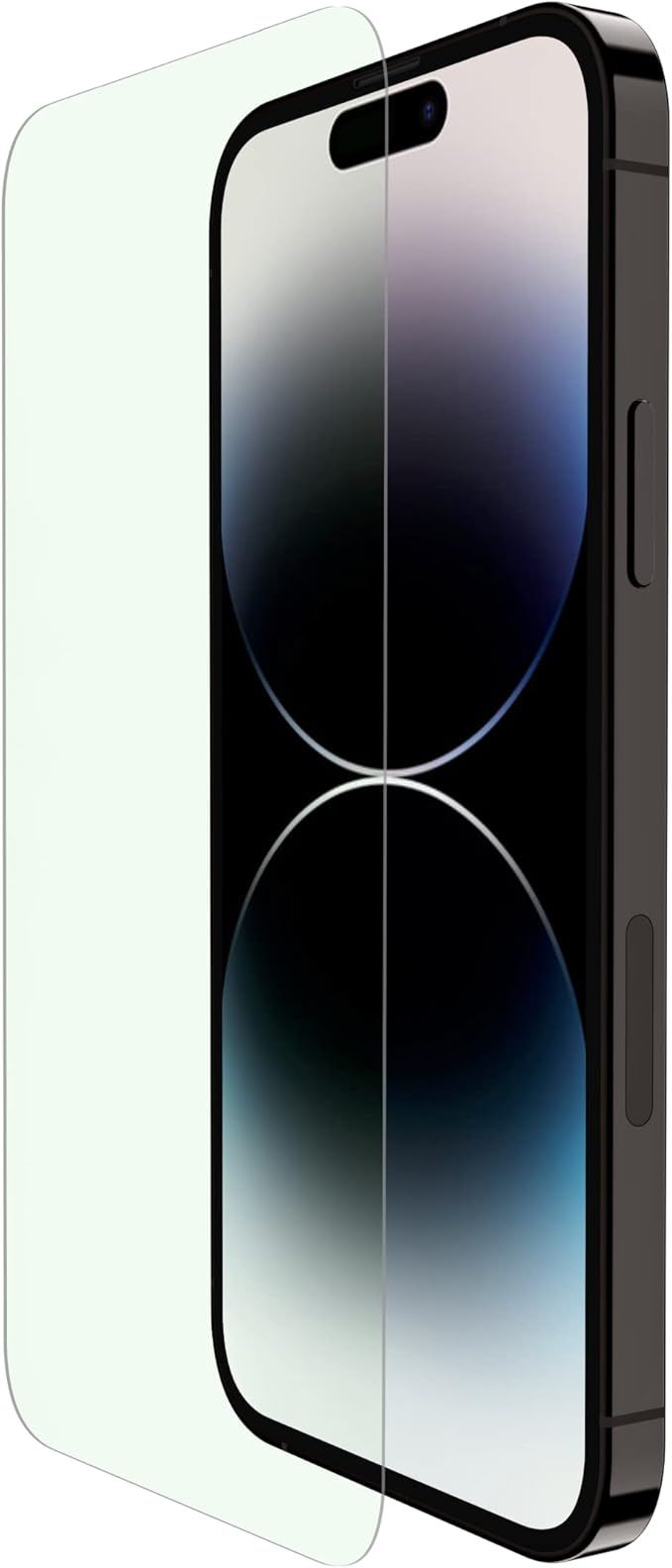 Belkin ScreenForce UltraGlass Blue Light Filter Screen Protector for iPhone 14 Pro Scratch-Resistant Impact Protection w/Included Easy Align Tray for Bubble-Free Application