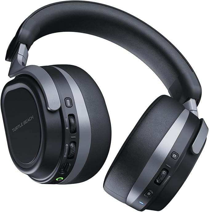 Turtle Beach Stealth 700 Gen 3 Wireless Multiplatform Amplified Gaming Headset for Xbox Series X|S, Xbox One, PC, PS5, Mobile – 60mm Drivers, AI Noise-Cancelling Mic, Bluetooth, 80-Hr Battery – Black