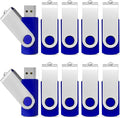 KEXIN USB Flash Drive 32gb Thumb Drive 10 Pack 32 GB Flash Drives Bulk, Blue