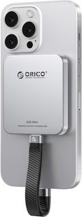 ORICO 1TB Magnetic External SSD, Aluminum Alloy, Up to 2000MB/s, 4K 120Hz ProRes HDR Record and Store, External Solid State Drive, Compatible with iPhone 16 Pro Max, Tablet, Computer - K20MINI