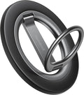 Lamicall 2025 [Stable Dual-Hinge] Magnetic Phone Grip Stand for MagSafe, Finger Ring Holder Phone Kickstand [Super Magnet] 360° Rotation Ring, Mag Safe Accessories for iPhone 16 15 14 Pro Max, Android
