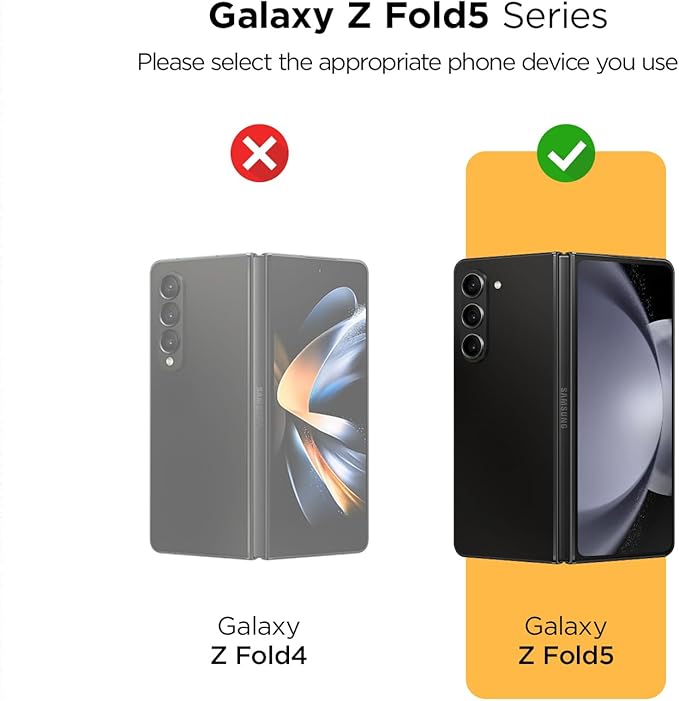 VRS DESIGN Phone Case for Galaxy Z Fold 5 5G (2023) [Terra Guard Modern], Premium Modern Neat Style Case [Anti Scratch Spring-Loaded Hinge Protection] with Screen Protector (Matte Black/Renewed)
