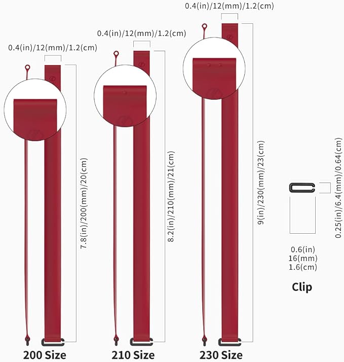 C-Shaped Clip Finger Phone Grip, Sinjimoru Silicone Cell Phone Strap for Phone Case with Clip as Phone Loop Holder for iPhone Case & Samsung Phone. Sinji Loop Clip Wine Red 200