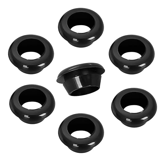 Qrity 20 PCS Rubber Grommets Cable Railing, Car Grommet, Cable Railing Protective Sleeves for Metal Posts, ID 20mm Mount Dia 25mm