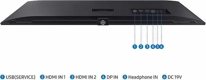 SAMSUNG 34" ViewFinity S50GC Series Ultra-WQHD Monitor, 100Hz, 5ms, HDR10, AMD FreeSync, Eye Care, Borderless Design, PIP, PBP, LS34C502GANXZA, 2023, Black