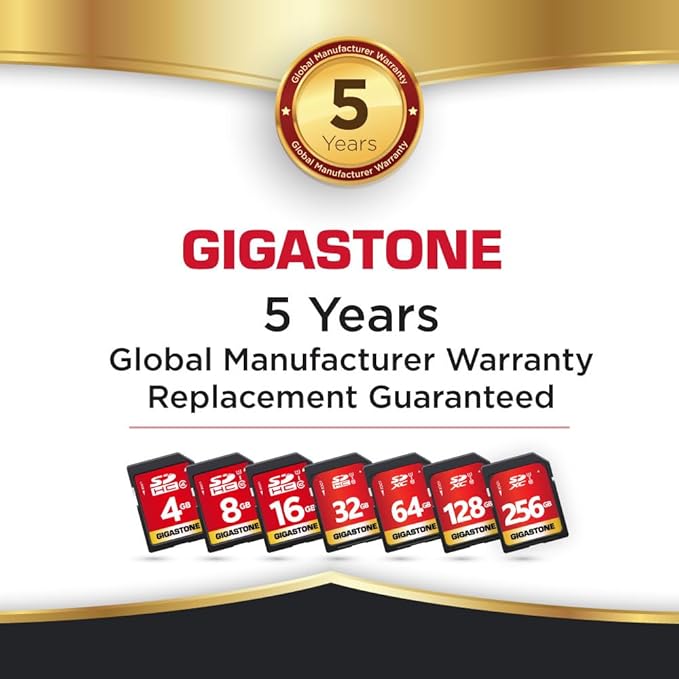 GIGASTONE 32GB SD Card 50-Pack UHS-I U1 Class 10 SDHC Memory Card High-Speed Full HD Video Compatible with Canon Digital Camera, SPYPOINT TACTACAM WOSPORTS Trail Camera, with 50 Mini Cases