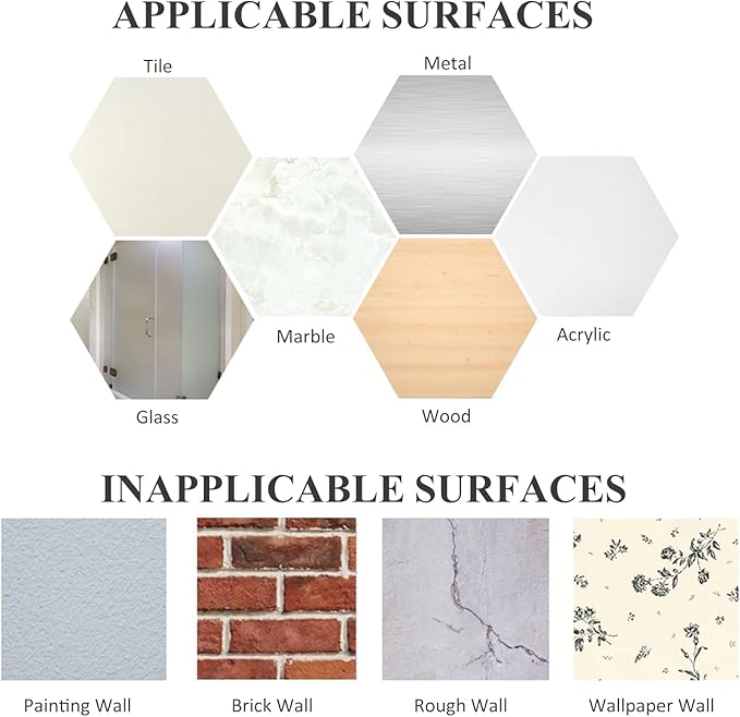 VIS'V Adhesive Hooks, Metal Shower Wall Stick on Hooks, Waterproof, 2 Extra Adhesive Strips, White, 4 Pcs