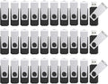 2GB Flash Drives 50 Pack, Wooolken USB 2.0 Thumb Drive with Lanyards Bulk USB Sticks for Weddings,Office, School, Data Storage Backup