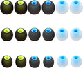 Silicone Earbud Tips Replacement Ear Tips Earbud Covers Fit Most in-Ear Earbuds(Inner Hole 3.8mm -5.1mm) Headphone Earbud Rubber Tips9 Pairs S M L