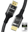 Certified 10K 8K HDMI 2.1 Cable 13 FT, 48Gbps Ultra High Speed HDMI Cable with Ethernet 4K 240Hz 165Hz 144Hz 120Hz 8K60Hz eARC HDCP2.3 HDR10+ PC Laptop TV Monitor Projector