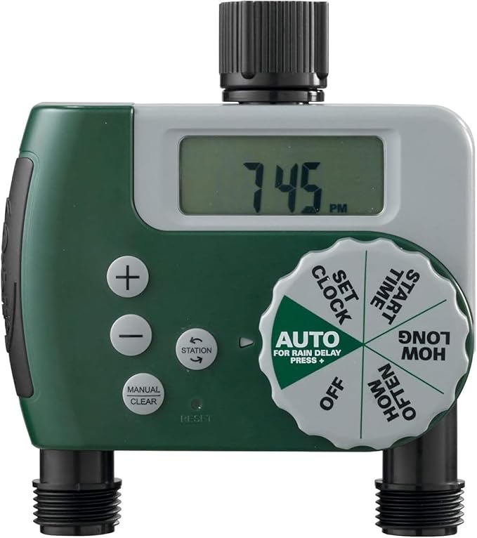 2-Pack Orbit 58910 Digital 2 Outlet Hose Faucet Timer