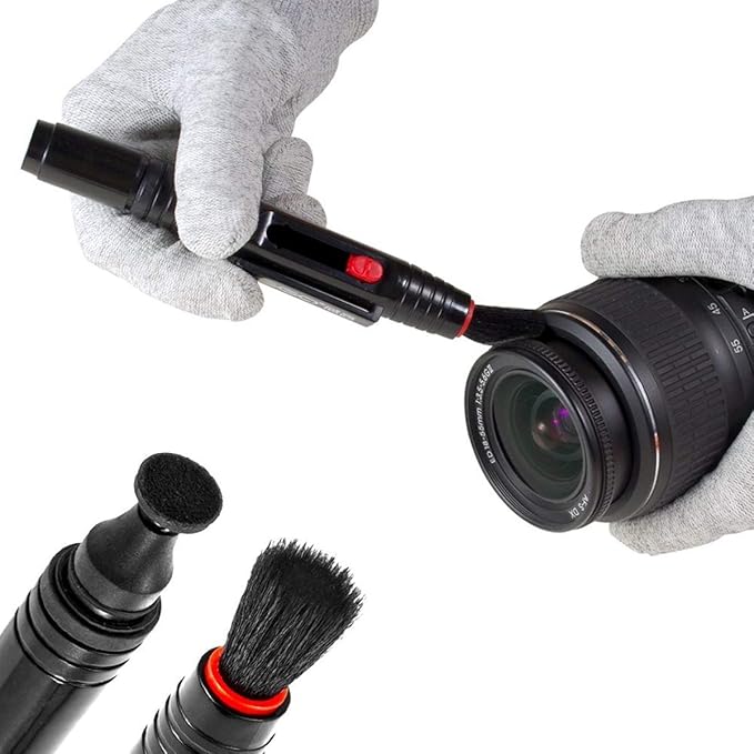 VSGO DKL-15B Professional Cleaning Kit for DSLR Cameras and Sensitive Electronics Bundle with 0.5oz VSGO Photo Lens and LCD Cleaner 3 Color for Option(Black, Blue, Red) (Blue)