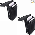 2 Packs Large Smartphone Pouch, Phone Pouch, Cell Phone Holster, Multi-Purpose Tool Holder, Tactical Carrying Case Belt Loop Pouch Men’s Waist Pocket for Hiking, Camping,Rescue Essential
