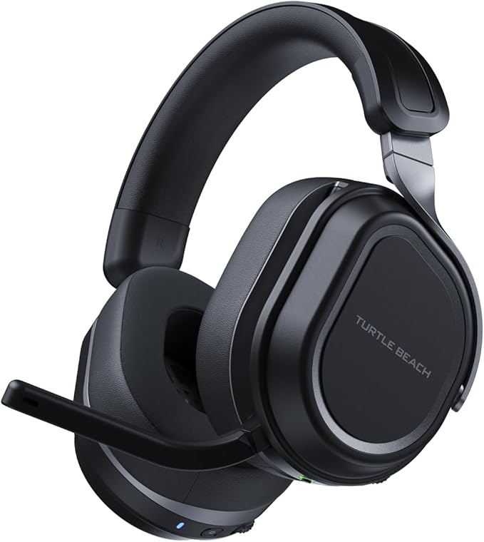 Turtle Beach Stealth 700 Gen 3 Wireless Multiplatform Amplified Gaming Headset for Xbox Series X|S, Xbox One, PC, PS5, Mobile – 60mm Drivers, AI Noise-Cancelling Mic, Bluetooth, 80-Hr Battery – Black