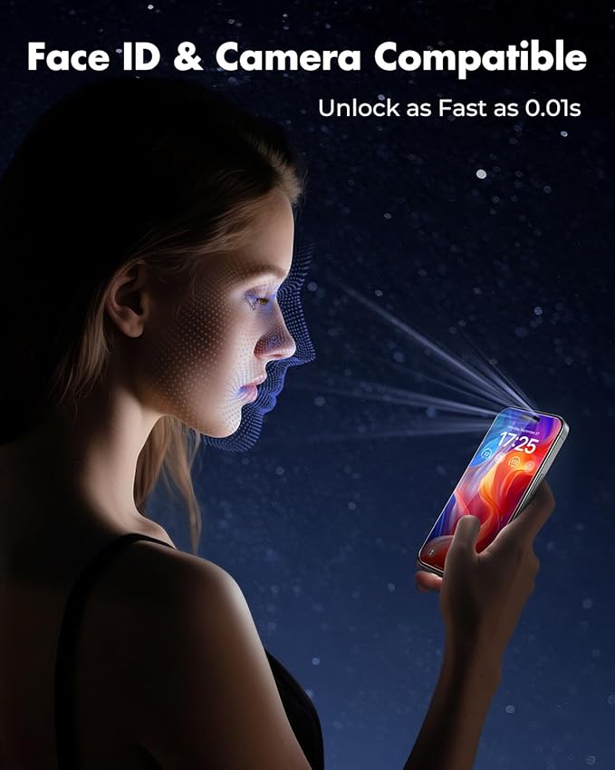 UNBREAKcable 2-Pack Screen Protector for iPhone 16 Pro, Double Shatterproof Tempered Glass [Easy Installation Frame] [9H Hardness] [99.99% HD Clear] [Case Friendly] for iPhone 6.3 inch