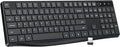 Lovaky MK98 Wireless Keyboard, 2.4G Ergonomic, Computer Keyboard, Enlarged Indicator Light, Full Size PC Keyboard with Numeric Keypad for Laptop, Desktop, Surface, Chromebook, Notebook, Black