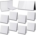 Zhanmai 10 Pcs Blank Game Board 18 x 18 Inches Quad Fold Dry Erase Make Your Own Game Board Folding Cardboard for School Classroom DIY Games Entertainment Activities