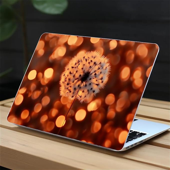 Compatible with MacBook Air 13.3 13.6 Inch Case 2022 2021 2020 2019 Plastic Hard Shell Case Cover,13.3 Air (A1932/A2179/A2337), Dandelion